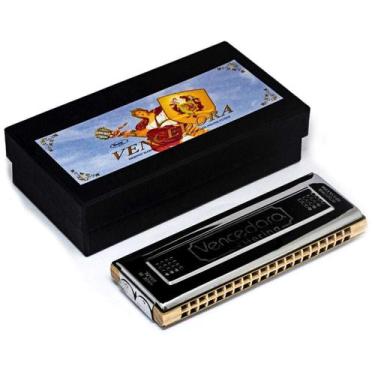 Imagem de Gaita De Boca Vencedora 80 Vozes Dó/Sol - Hering - Hering SHG