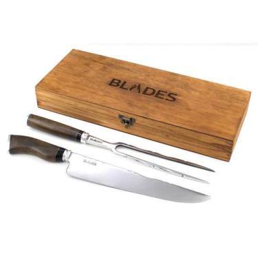 Imagem de Conjunto Artesanal Blades Brasil First Class Inox 10 pol