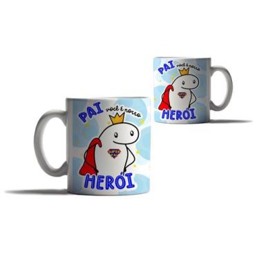 Imagem de Caneca Presente Feliz Dia dos Pais Meme Bonequinho de Meia - Enjoy Sho