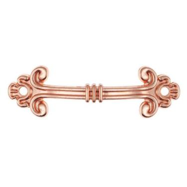 Imagem de Kit 2 Alça Veneza Mini Metal Decoração Bandejas Mdf - Metallica Acessó