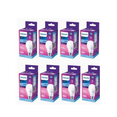 Imagem de Kit 8 Lâmpada Led Bulbo 16w Eq100w Philips 6500k 1527l