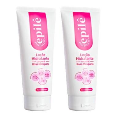 Imagem de Kit 2 Loção Hidratante Corporal Rosa Mosqueta 200G - Epilê