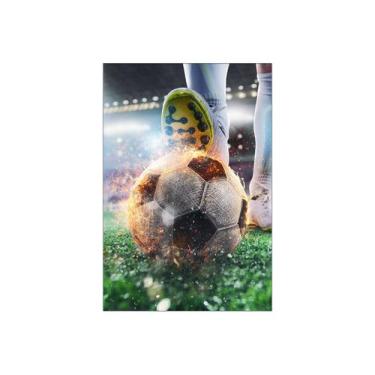 Imagem de Painel De Festa Vertical 1,50 x 2,20 - Bola de Futebol Jogador 002 - V