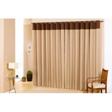 Imagem de Cortina 4x2 esticada 2 cores bleckultcorta luz - S&S ENXOVAIS, AVELA C