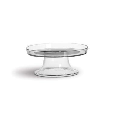 Imagem de Prato com Pedestal Cristal Borda Alta - Três Triângulos