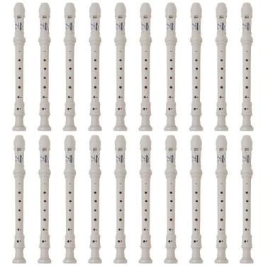 Imagem de Kit 20 Flautas Doce Barroca FL 20B New York