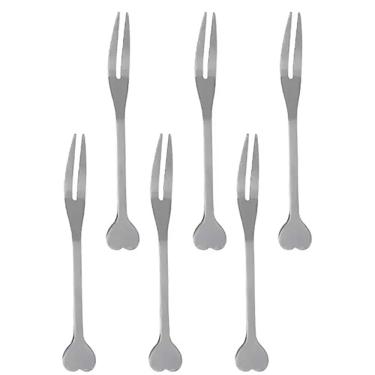 Imagem de Conjunto 6 Garfos de Aço Inox Aperitivo UTEN-411- Hauskraft