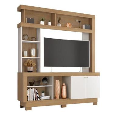 Imagem de Estante Para Sala De TV Até 47'' Multiuso Com Portas Mali - Móveis Leã