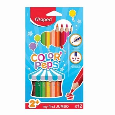 Imagem de Lápis de Cor Maped Color Pep's Jumbo C/12 Cores