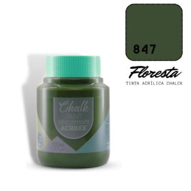 Imagem de Tinta Chalk Paint Acrilex 100ml 847 Floresta