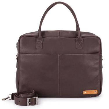 Imagem de Bolsa Pasta Carteiro Executiva Masculina Couro Bovino - Ello Griff, Ma