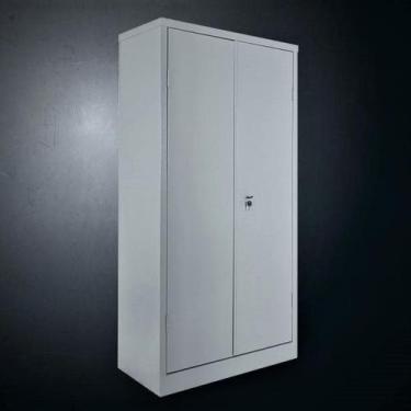 Imagem de Armário de Aço com 2 portas 1,98 com fechadura e 4 Prateleiras   - DE 