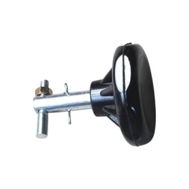 Imagem de Maçaneta da porta do fogão Peças de chaminé Fácil instalação Substituição acessório Maçaneta da porta da lareira