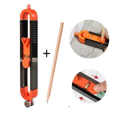 Imagem de Gabarito Copiador Modelador Contorno Para Corte De Piso 23cm - AllinaB