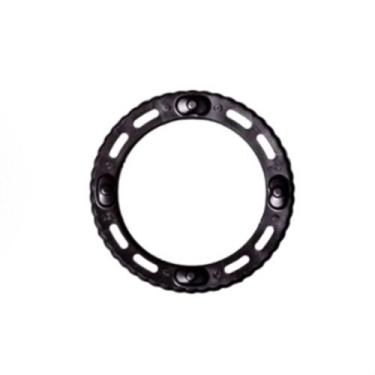 Imagem de Kit c/ 32 Suportes Para Botijão De Gás De Cozinha Resistente Preto - M