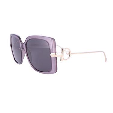 Imagem de Salvatore Ferragamo SF913SL feminino, Grey/Solid Grey, One Size