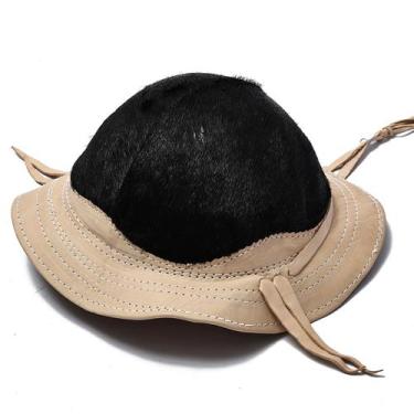 Imagem de Chapéu Couro Nordestino Vagueiro Cangaceiro Infantil e Adulto - GENÉRI