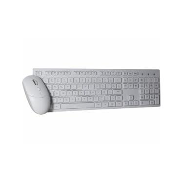 Imagem de Kit De Teclado E Mouse S/fio Wireless Branco Abnt2 Português