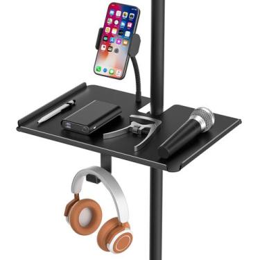 Imagem de Bandeja de Suporte para Microfone e Telefone - Universal e Grande