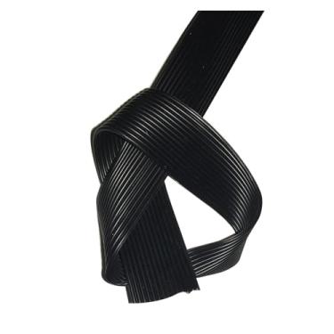 Imagem de Equipamentos de comunicação High Temperature Soft Parallel Line Super Soft 22AWG Silicone Cable 2p 4p 12p 14p 0.3 Square Black Parallel Eectric Wire Fios e cabos(22AWG 2Pin)