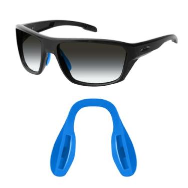 Imagem de Mryok Protetor de nariz de substituição para óculos de sol Oakley Crossrange Split Time OO4129 - Ajuste asiático azul celeste