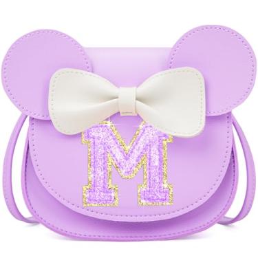 Imagem de OYLOLA 3, 4, 5, 6, 7, 8 anos, presente de aniversário para meninas, bolsa infantil para meninas, presentes para meninas, Roxa