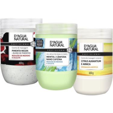 Imagem de Kit corporal creme massagem citrus + pimenta negra + gel cafeina criot