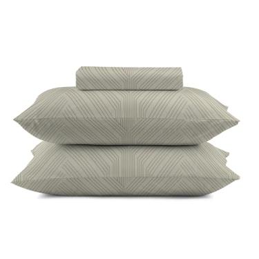 Imagem de Camesa by Gato Panda Jogo de Cama Solteiro Casal Queen Super Cotton, 2 ou 3 Peças, 100% Algodão, Lençol com Elástico e Fronha (Queen, Colon)