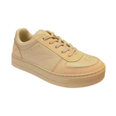 Imagem de Ramarim, Tênis Casual Feminino Ramarim Flatform Nude 24-93203 Tamanho:34;Cor:Nude
