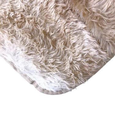 Imagem de 2 Tapete Passadeira Peludo Kit Beira de Cama Closet Aparador - Mava En