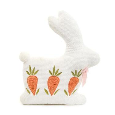 Imagem de ALMOFADA DECORATIVA COELHO COM CENOURAS 36X30cm - Tok da Casa
