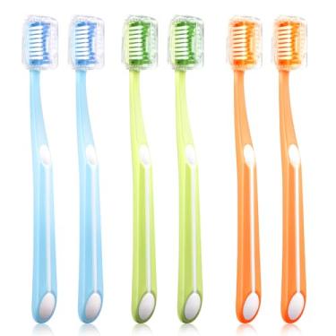 Imagem de Frekare Escovas de dentes médias para adultos com capas