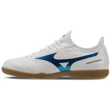 Imagem de Chuteira Futsal Masculina Mizuno Regent IN, Branco, 40