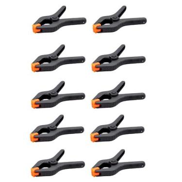 Imagem de Kit 10 pcs grampo multiuso 3 pol. 75mm marceneiro reforçado - OMEGA