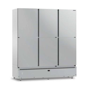Imagem de Geladeira Comercial Resfriados 6 Portas Inox MCR6PI 220V - Refrimate