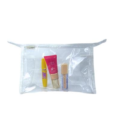 Imagem de Necessaire Grande Transparente Para Mala de Viagens E Maquiagem - Cost