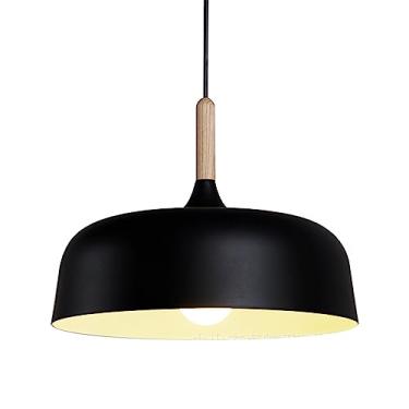 Imagem de Luminárias pendentes de estilo moderno operadas por bateria com controle remoto, decoração de iluminação de teto estilo nórdico, lâmpada suspensa sem fio para ilha de cozinha, (com lâmpada + controle