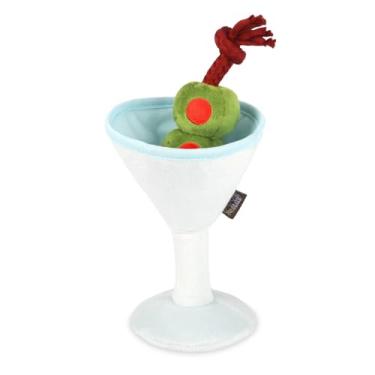 Imagem de P.L.A.Y. Brinquedos fofos de pelúcia para cães – Barktender Bar & Drink – Brinquedo de mastigação durável com tema de barco, ótimo para filhotes e cães pequenos, médios e grandes – lavável na máquina,