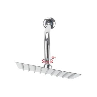 Imagem de Ducha Chuveiro Quad Metal 20cm Gás - MEBUKI