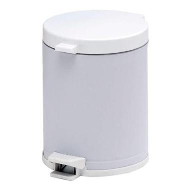 Imagem de Lixeira Pedal Cesto De Lixo Tampa 4,5 Litros Cores Cozinha Banheiro Vi