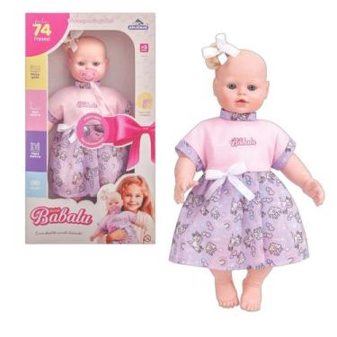 Imagem de Boneca Bebezão Grande Fala 74 Frases Educacionais Babalu - ADIJOMAR BR