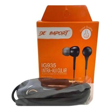 Imagem de Fone De Ouvido Celular Esportivo Com Fio P2 Com Microfone - DE IMPORT