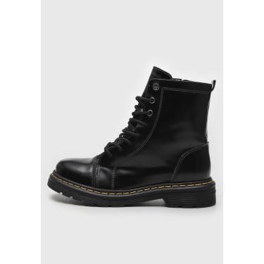 Imagem de Bota Coturno Cravo & Canela Cano Curto Preta Cravo & Canela MIXBOTAD02 feminino