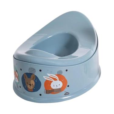 Imagem de Peniquinho Criança Desfralde Urinol 900ml Penico Infantil Estampado Menina Menino - Plasútil (Petit Azul)