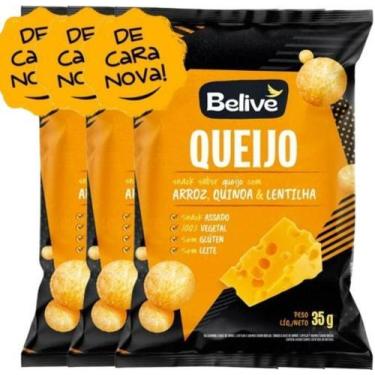 Imagem de Salgadinho de Arroz, Quinoa e Lentilha Belive Zero Glúten Zero Lactose