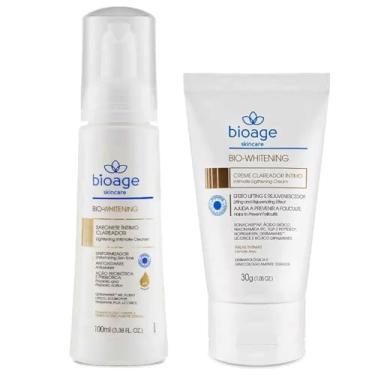 Imagem de Sabonete e Creme Para Area Intima Kit Clareador Tecnologia de Clareamento Inteligente Bioage
