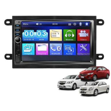 Imagem de Kit Multimídia Onix Prisma Cobalt Spin LS LT Mp5 Bt Usb Fm Leitor SD F