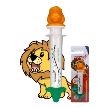 Imagem de Lavagem Nasal Frasco Infantil Nariz Bebe Crianças Bichinhos - NoseWash