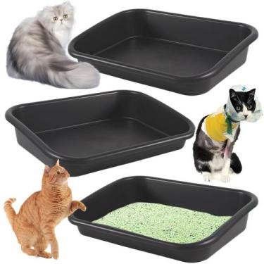 Imagem de Caixa de areia para gatos Artuxer Low Entry, tamanho extra grande x3, 