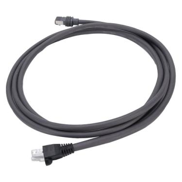 Imagem de Cabo de Satélite, Cabo de Alimentação DC 1200 Mbps de Alta Velocidade de Extensão de Satélite RJ45 Extensão de Cabo de Satélite à Prova de Intempéries para (15m)